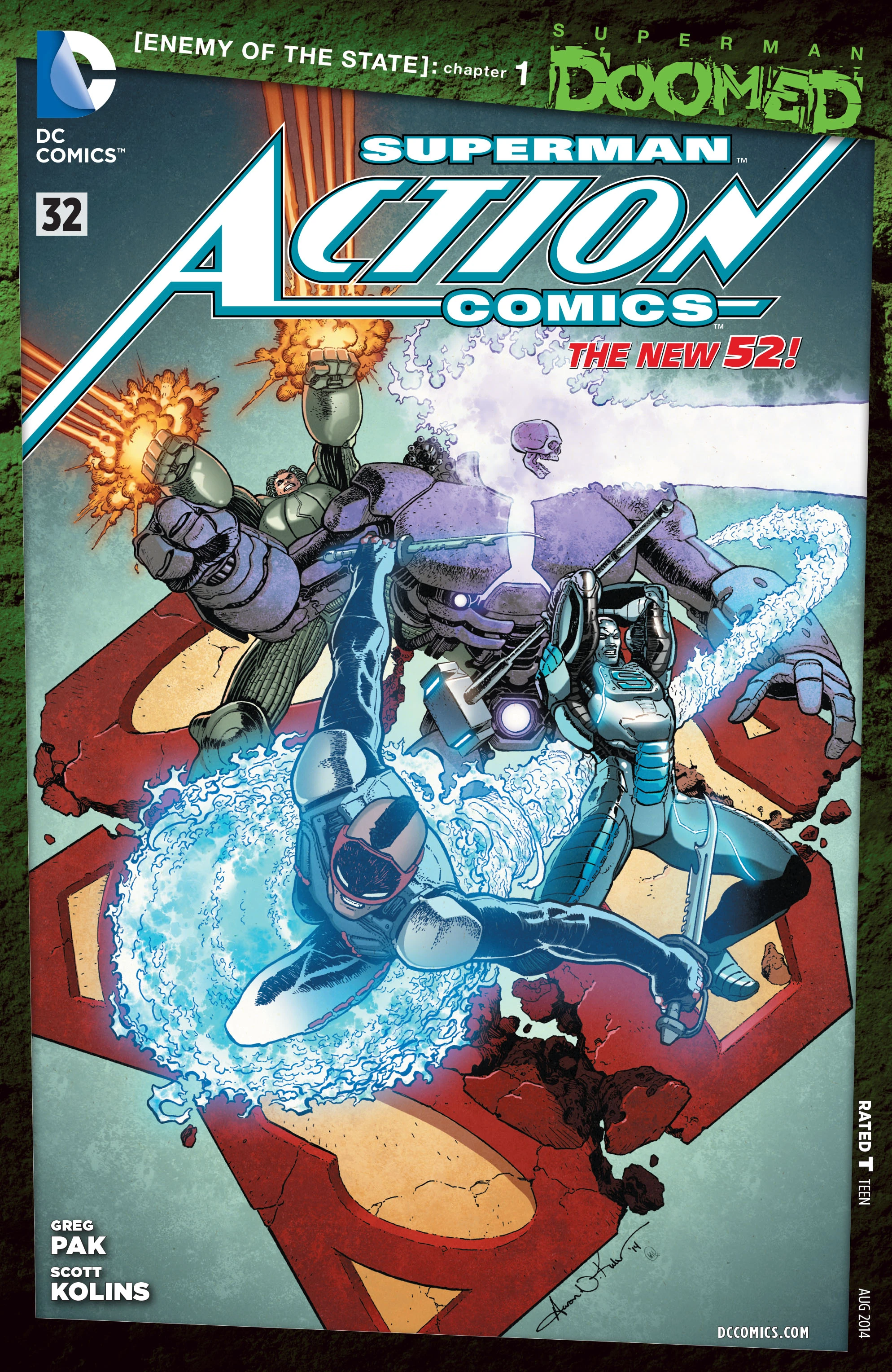 Action Comics #32 (DC, 2014 — Cover A) cover
